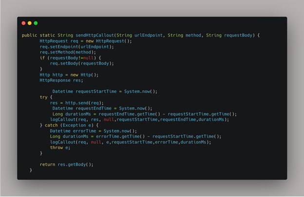 Implement the Callout Logic with Logging